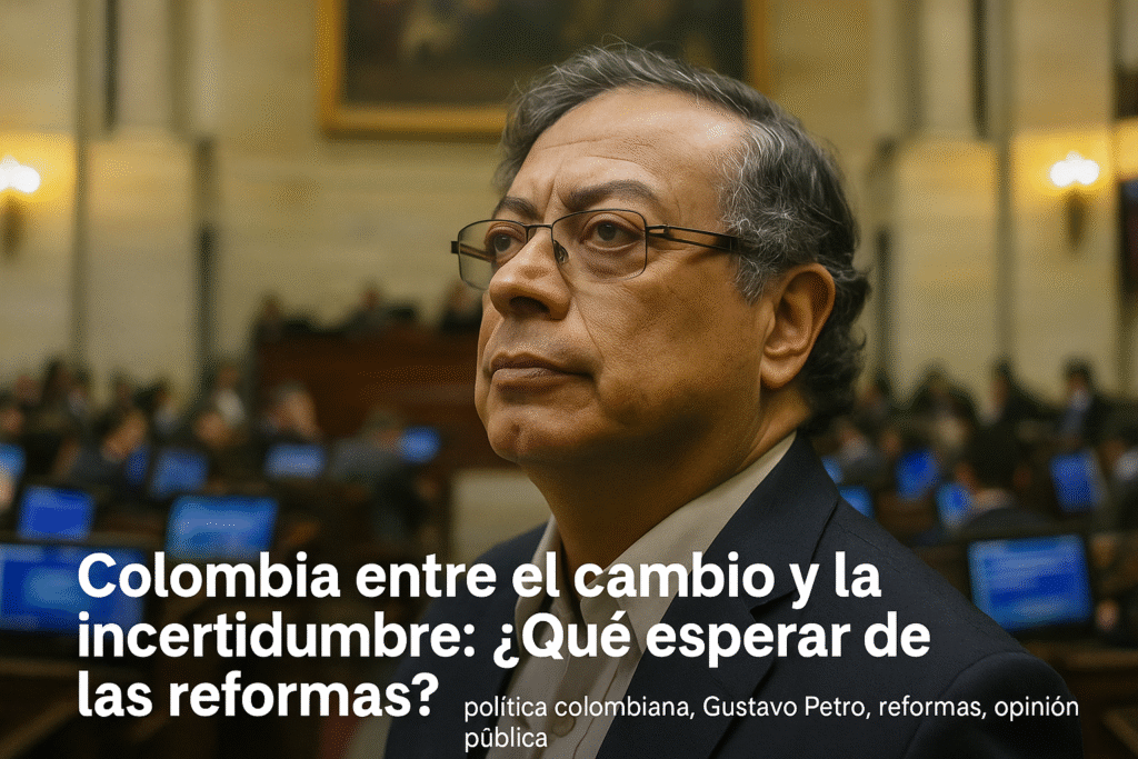 Colombia entre el cambio y la incertidumbre: ¿Qué esperar de las reformas?