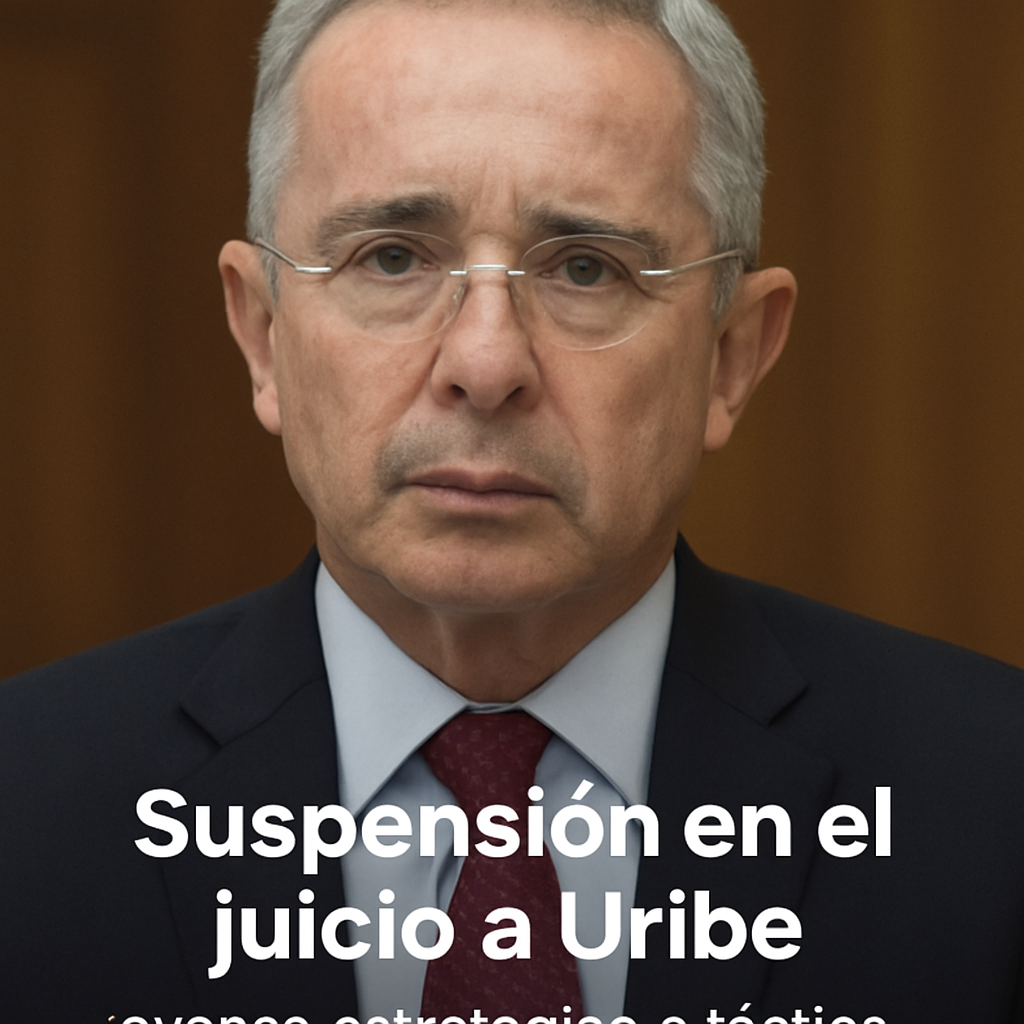 Suspenden juicio a Uribe: ¿Se juzga o se protege?