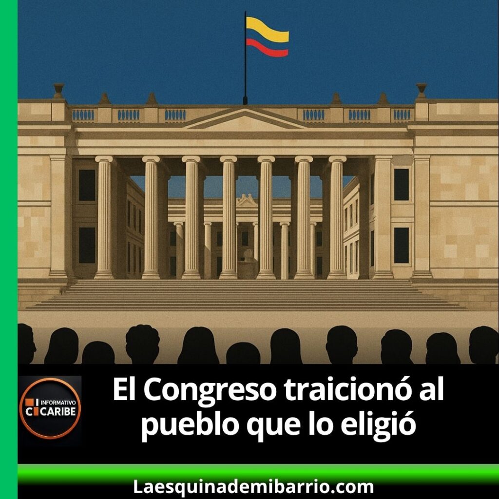 El Congreso de Colombia habría traicionado al pueblo que lo eligió